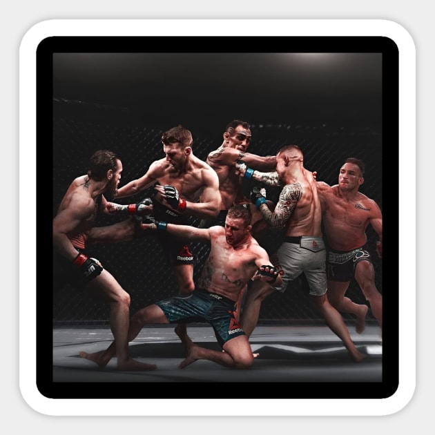 UFC Champions In A Frame Sticker by Fit-Flex